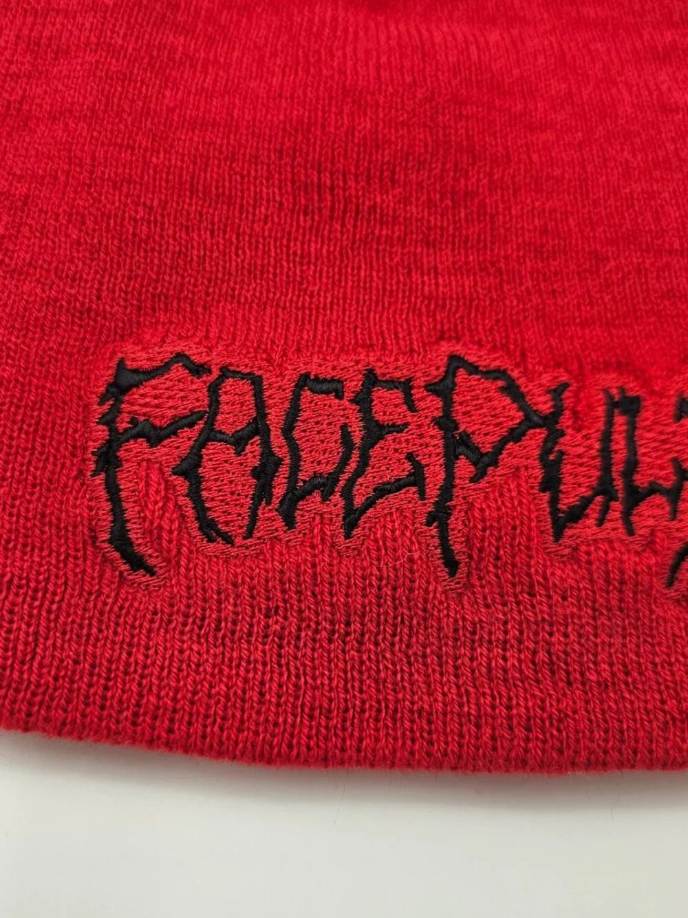 Red Face Pulp Beanie